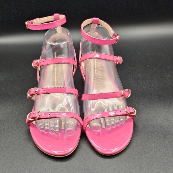Stuart Weitzman Grecian Patent Sandal - Picture 6 of 9